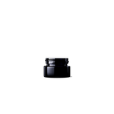 3ml HALO UltraViolet Glass Round Glass Standard Screw Top Jars | UV Glass w/ Semi-Gloss Black Lid