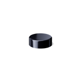 3ml HALO UltraViolet Glass Round Glass Standard Screw Top Jars | UV Glass w/ Semi-Gloss Black Lid
